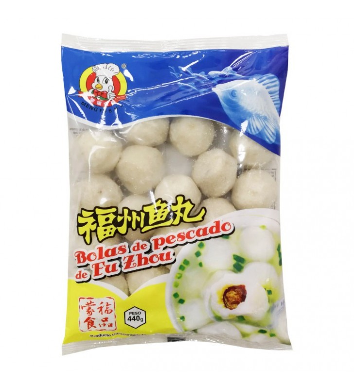 Kalapullat sianlihalla täytettynä 440g | 蒙福 福州鱼丸 440g