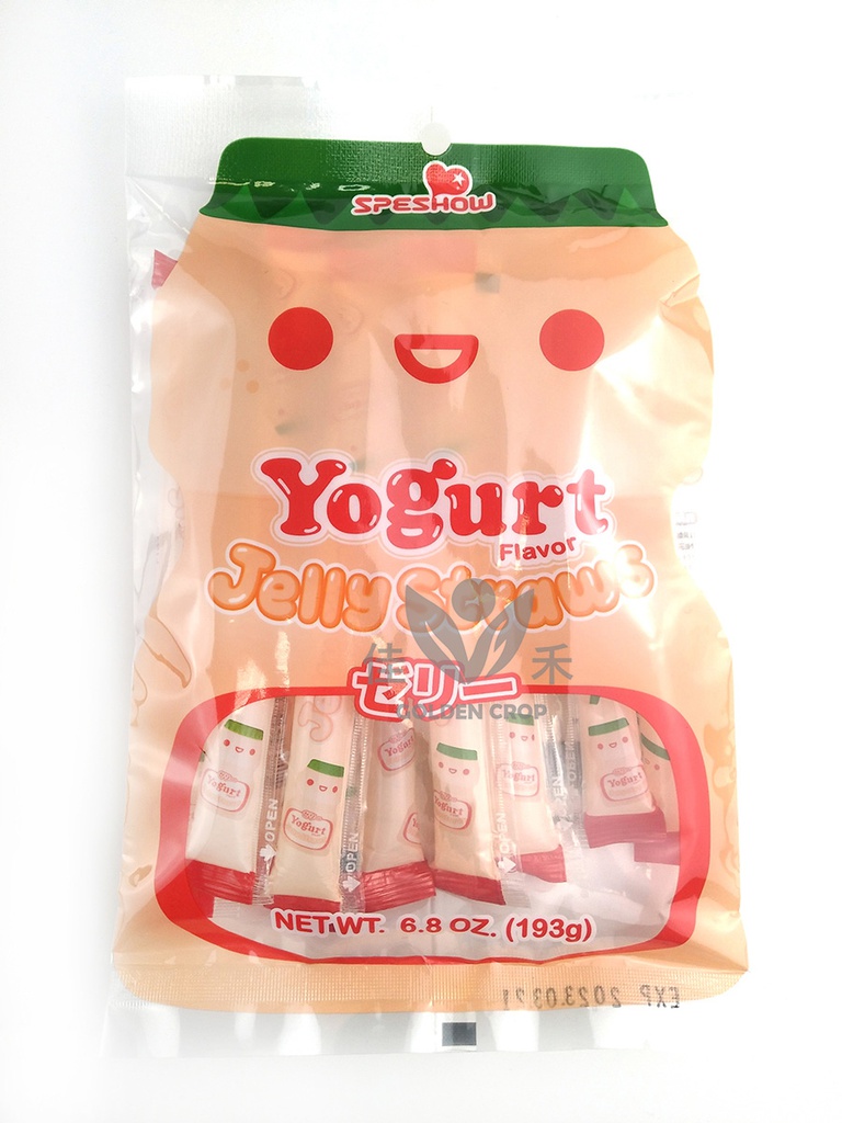 Speshow 什锦果冻条 酸奶味 193g | Speshow Jelly Yogurt Straw Assorted 193g