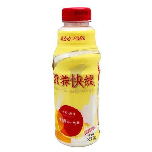 YYKX Milk- flavored drink(Pineapple) 483ml | 娃哈哈 营养快线 菠萝味 483ml
