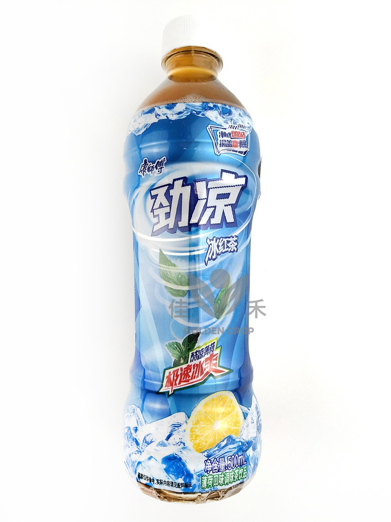 康师傅 劲凉冰红茶 500ml | Mr.kon Black Ice Tea with Mint 500ml