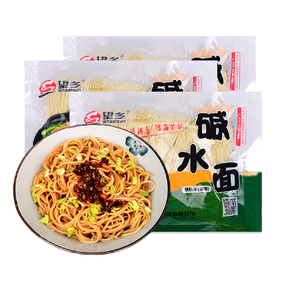 望乡 碱水面（新鲜）400g | Wheatsun Fresh Noodle Jian Shui 400g