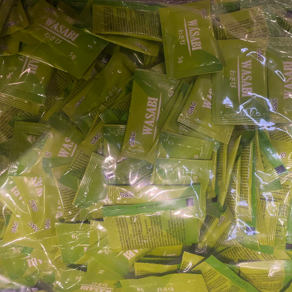 GC Take Away Wasabi 5g*500/unit | GC 外卖芥末 5g *500/unit (大包)