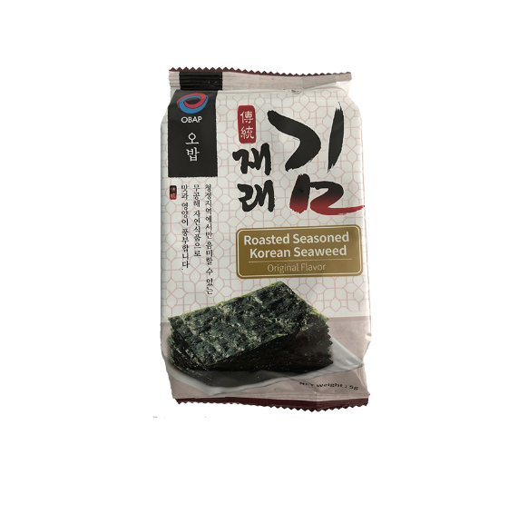 OBAP 烤海苔 5g | OBAP Roasted Seaweed Snack 5g