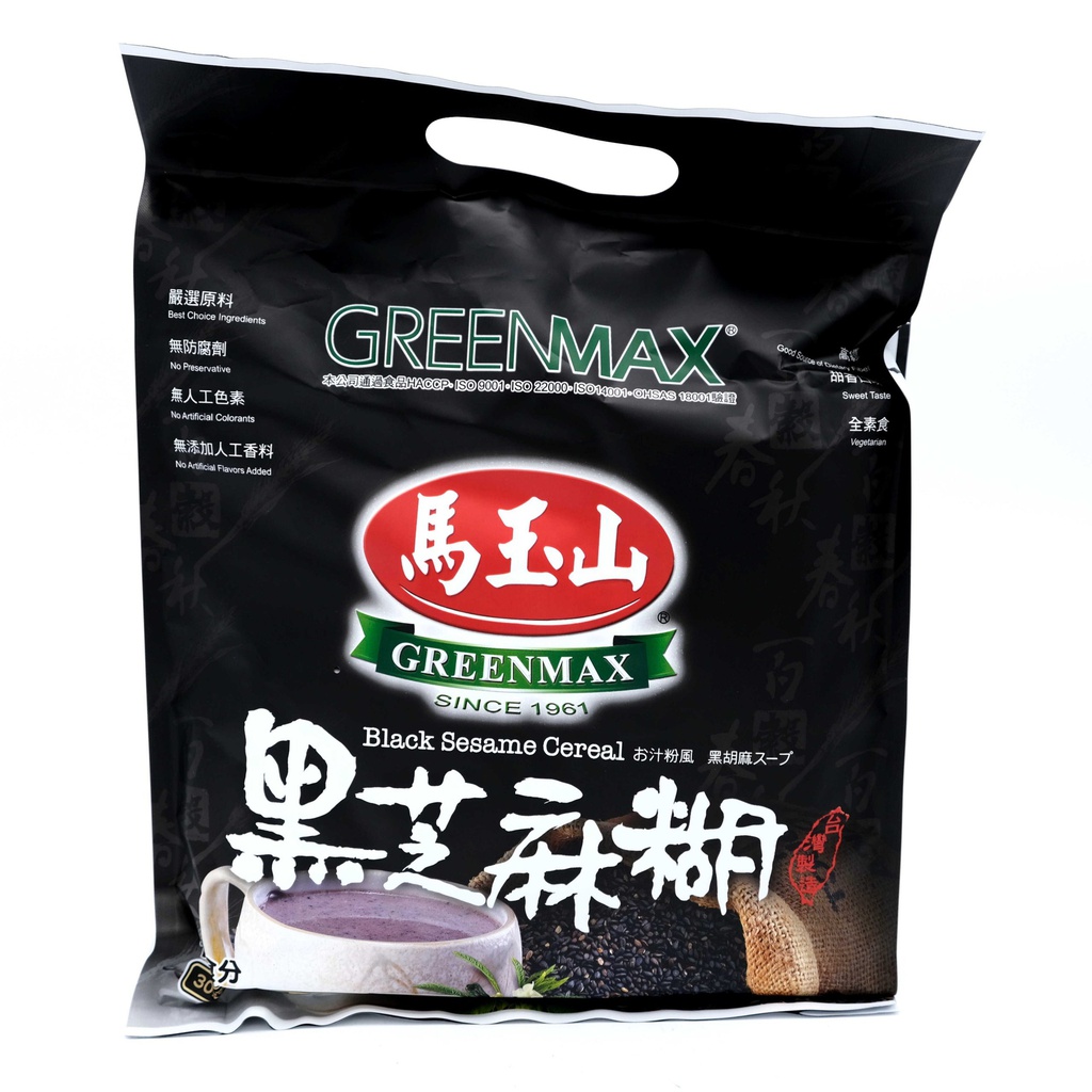 马玉山 黑芝麻糊 360g | TW Greenmax Black Sesame Cereal 360g