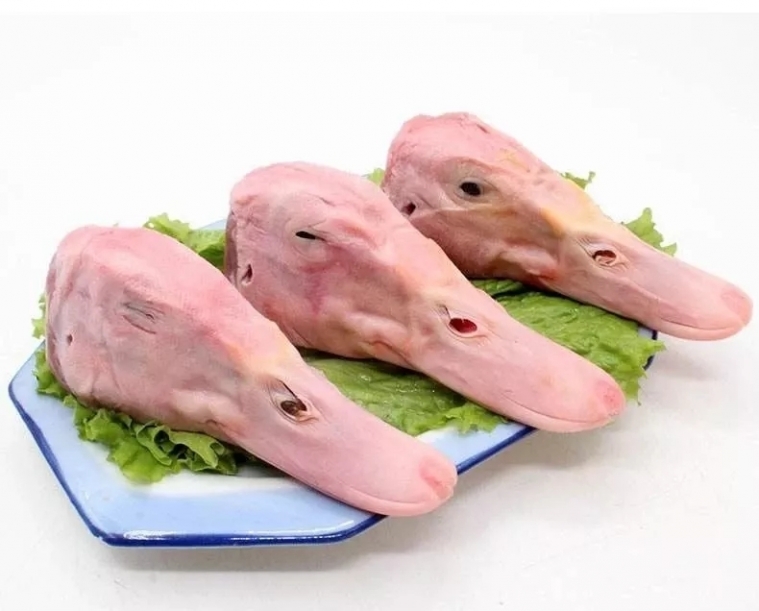 鸭头 1kg | Cleaned Duck Heads 1kg