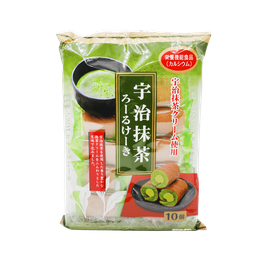 [61278] YAMAUCHI Uji Matcha Sponge Roll 140g | 山内 蛋糕卷 宇治抹茶味 140g