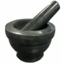 石质研磨器和杵5“/ 12cm /套 |  Mortar Stone & Pestle  5"/12cm/SET