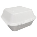 Foam Hampurilaisrasia (MINI) 14.5 X 13.3 X 7.5 cm 125 kpl | 泡沫汉堡盒（迷你）14.5 x 13.3 x 7.5 cm 125 pcs