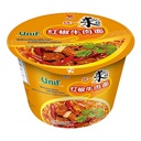统一 红椒牛肉碗面 110g | Unif Bowl Instant Noodles-Artificial Spicy Beef Flavor 110g