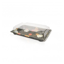 [70362] Sushirasia Sushi Tray (HP-11) Tray+Lids 400sets / CTN | Sushirasia 寿司盒 (HP-11) 底+盖 400套 / 箱