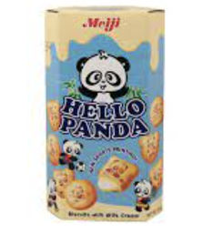 [24251] MEIJI Hello Panda Milk Flav. 50g | MEIJI 你好熊猫饼干 牛奶味 50g