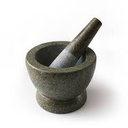 石质研磨器和杵 10”/25cm |  Mortar Stone & Pestle 10"/25cm/SET
