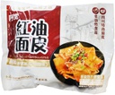 AK Sichuan Broad Noodles Chili Oil Flavour 4*110g | 阿宽 红油面皮四联包 4*110g