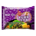 统一 老坛酸菜面 119g | Unif 100 Instant Noodles -Artificial Beef with sauerkraut flavor 119g