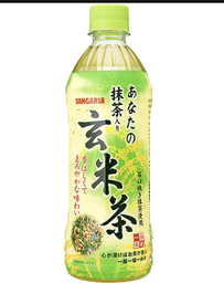 [63258] JP Sangaria Genmai Tea With Matcha 500ml | Sangaria 抹茶玄米茶 500ml