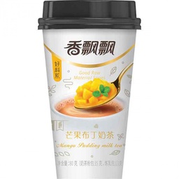 [63230] XPP Premium Milk Tea Mango Puddin 80g | 香飘飘 好料系 芒果布丁奶茶 80g