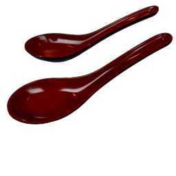 [70308] 密胺5.2''小头汤勺 红黑 111 | Melamine 5.2'' Soup Spoon Red&Black 111