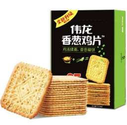 [60679] 伟龙 薄饼 香葱鸡片味 180g | WL Thin Cracker Spring Onion Chicken Flav. 180g