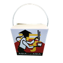 26 OZ Noodle Box ASIA TO GO ASIA / Take Away Paper Box 750ml (500sets) | 中餐 三色福字 纸质 外卖盒 750ml(26 OZ)