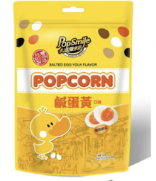 [60894] POP SMILE Popcorn Salted Egg Flav. 80g | POP SMILE 爆米花 咸蛋黄味 80g
