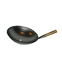 14" Deep Iron Wok with Single Handle | 14 寸 单柄深锅