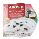 AROY-D 甜点 西米黑豆椰汁 180g | AROY-D Frozen Dessert Sago black Beans In Coconut Milk 180g