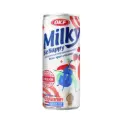OKF Milky Sparkling Strawberry Flavor 250ml | OKF Milky 气泡饮料 草莓味 250ml