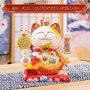 Lucky cat (L) 10 inch | 电动摇手招财猫 年年有鱼  10寸  
