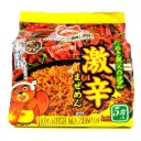 山本制粉 方便拌面 辣味噌味 五连包 440g | Yamamoto Seifun Instant Stir-Fried Ramen Spicy Miso Flavor 5-Pack 440g