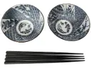 NF Gift box Japanese Ramen Bowl 2 pairs| NF 日式拉面礼盒 2套