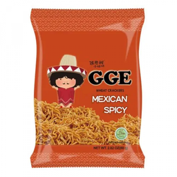 [61159] TW GGE Wheat Crackers Mexican Spicy 80g | 张君雅小妹妹 墨西哥辣碎面 80g