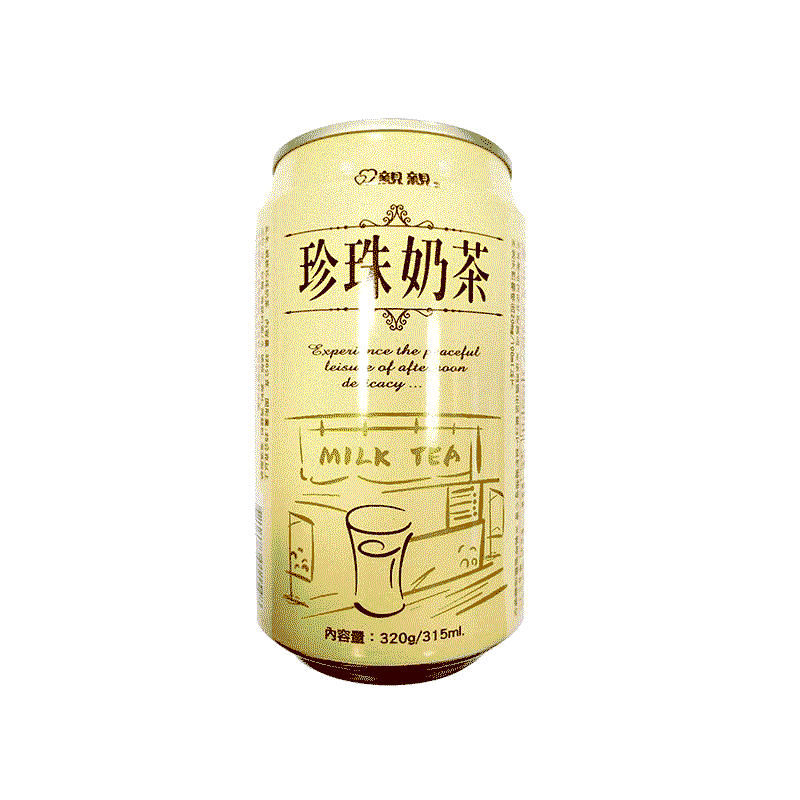 [60383] TW QQ Canned Pearl Milk Tea 315ml | 台湾 亲亲 珍珠奶茶 315ml