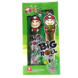 [61133] TNK TAOKAENOI Big Roll Original 3g*9/unit | 泰国小老板 海苔大卷 原味 3g*9/盒