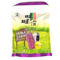[61214] Want want Senbei Rice cracker Sea Salt 78g | 旺旺 紫米仙贝 轻海盐味 78g