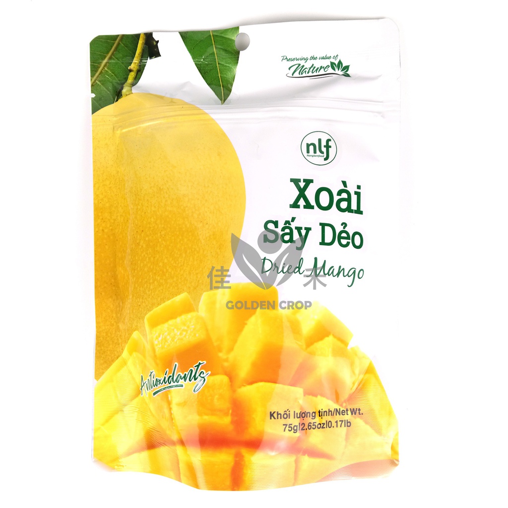 VN NLF Soft Dried Mango 75g | Golden Crop B2C