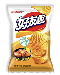 [63443] ORION Fried Chips Roasted Wing Flav. 70g | 好丽友 好友趣 加勒比烤翅味 70g